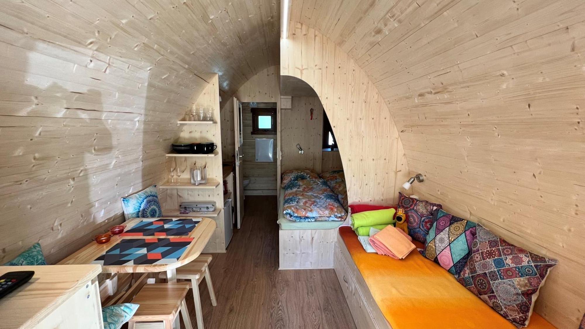 Tiny House Carlos - Zauberhaftes Camping-Pod Stuer ภายนอก รูปภาพ